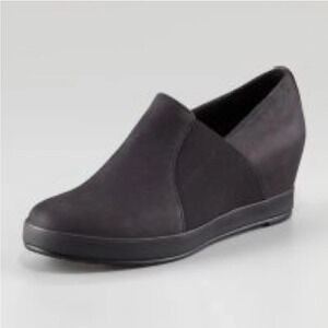 Eileen Fisher Lean Nubuck Leather Concealed Wedge